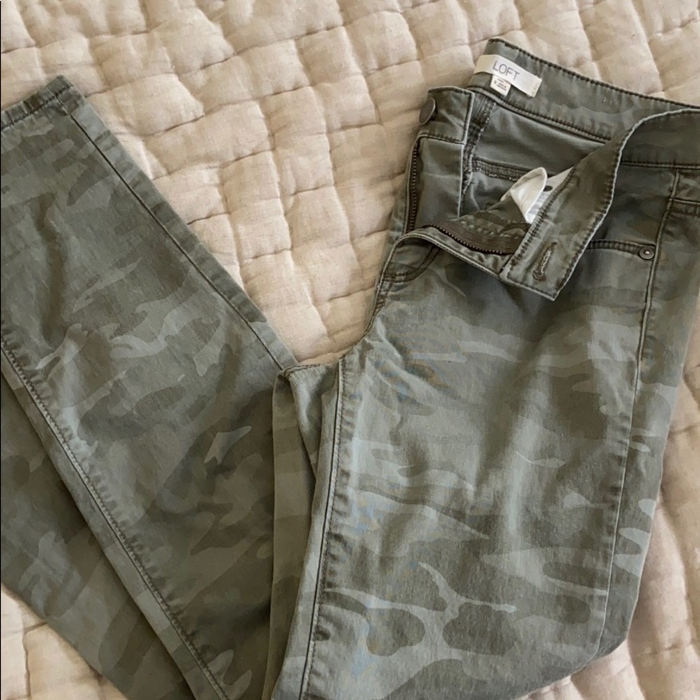 LOFT camo pants